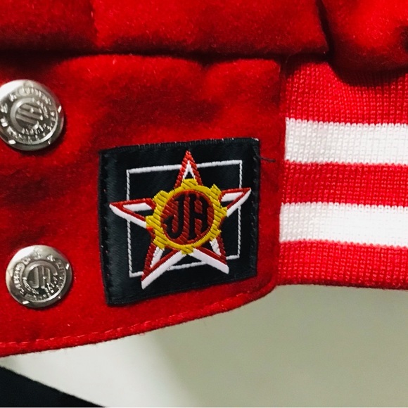 JH Design New York Mets Wool Varsity Jacket w/ Leather Lettering Size 5 XL Rare - Picture 7 of 12